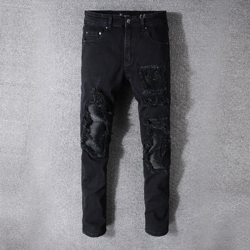 amiri jeans snake patch