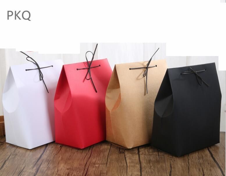 10pcs Kraft bolsa de de la ropa interior de empaquetado Bolsa Grande Boutique / presente