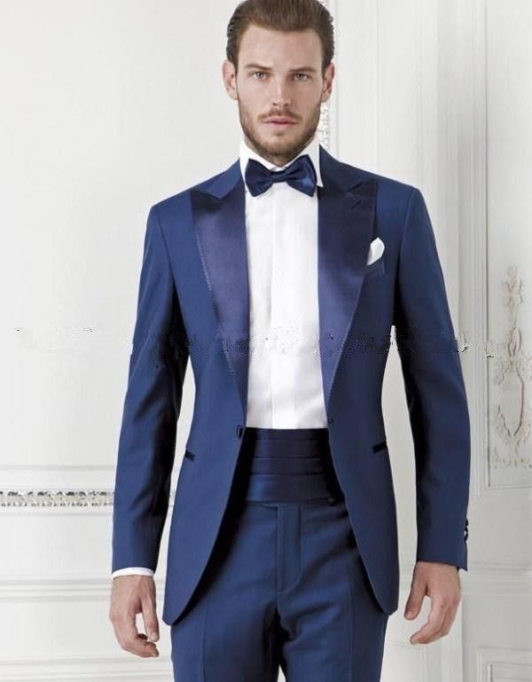 Traje azul marino para de Ropa Ropa de novio Trajes de novio Novio trajes