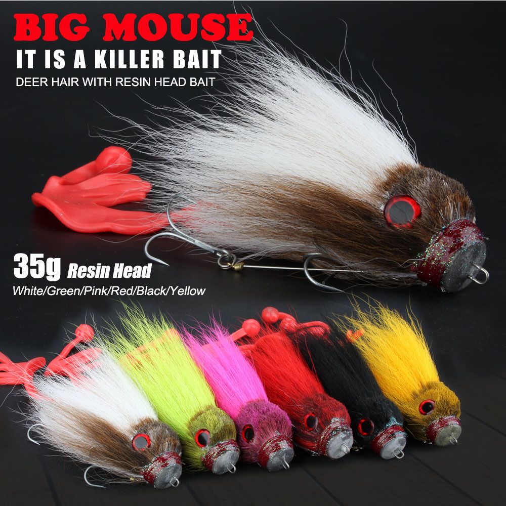 Fly Fishing Bass/Pike/Trout Top Water Deer Hair Fly Waterpup White Size 4 Pkg 3 Fly Fishing Bass/Pike/Trout Top Water Deer Hair Fly Waterpup White Size 4 Pkg 3