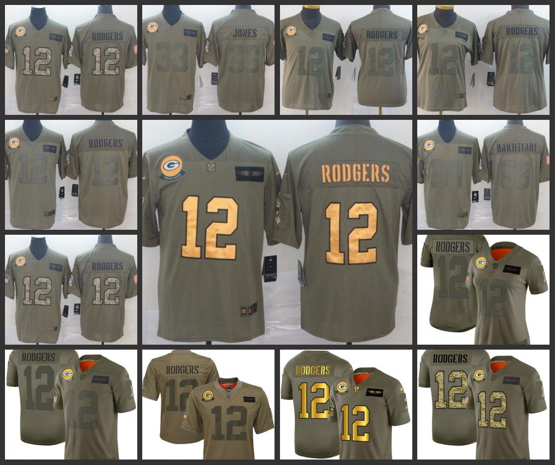 salute to service aaron rodgers jersey