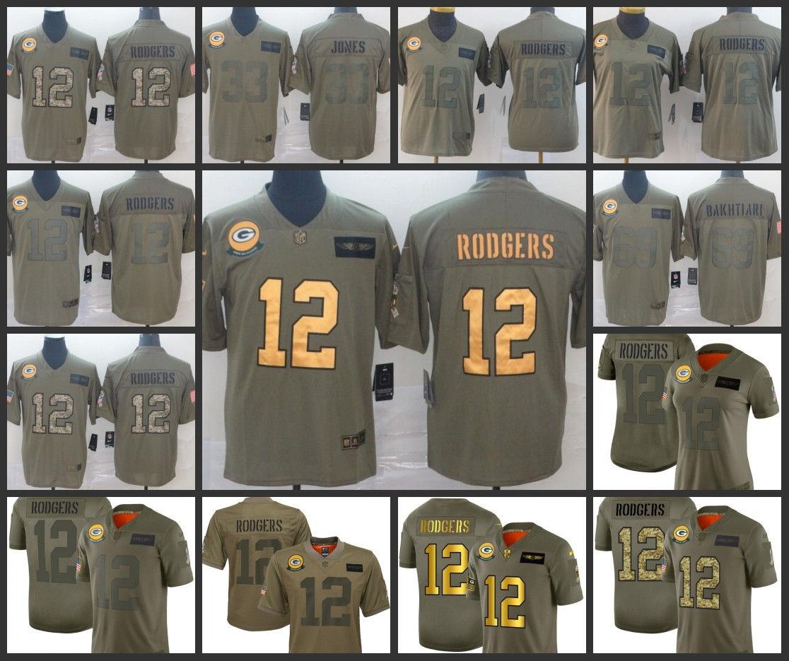 aaron rodgers salute to service jersey