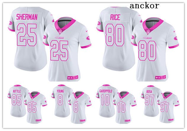 pink 49ers jersey