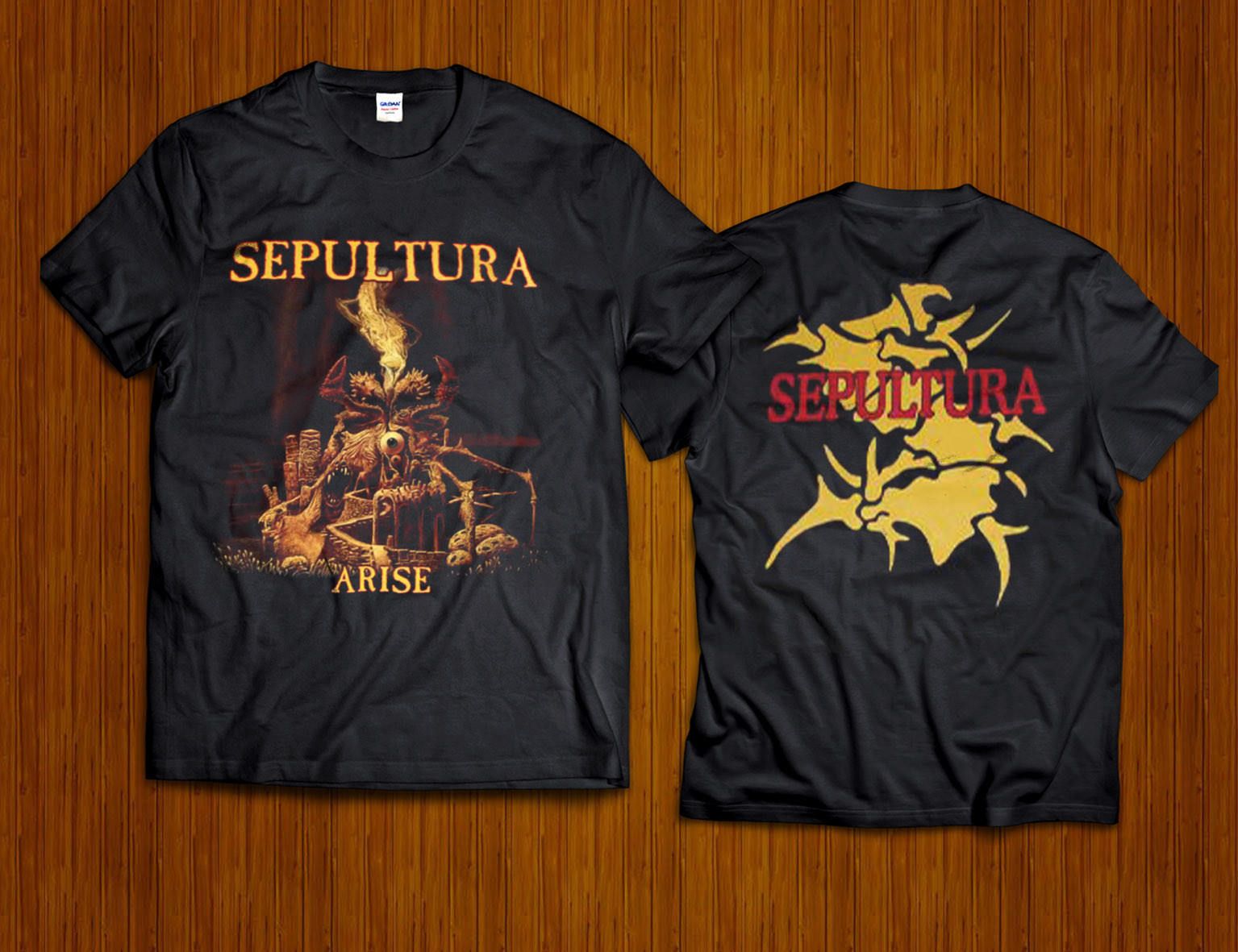 Sepultura arise t shirt Clearance