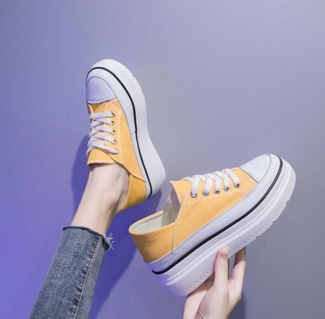 sneakers with spring heels