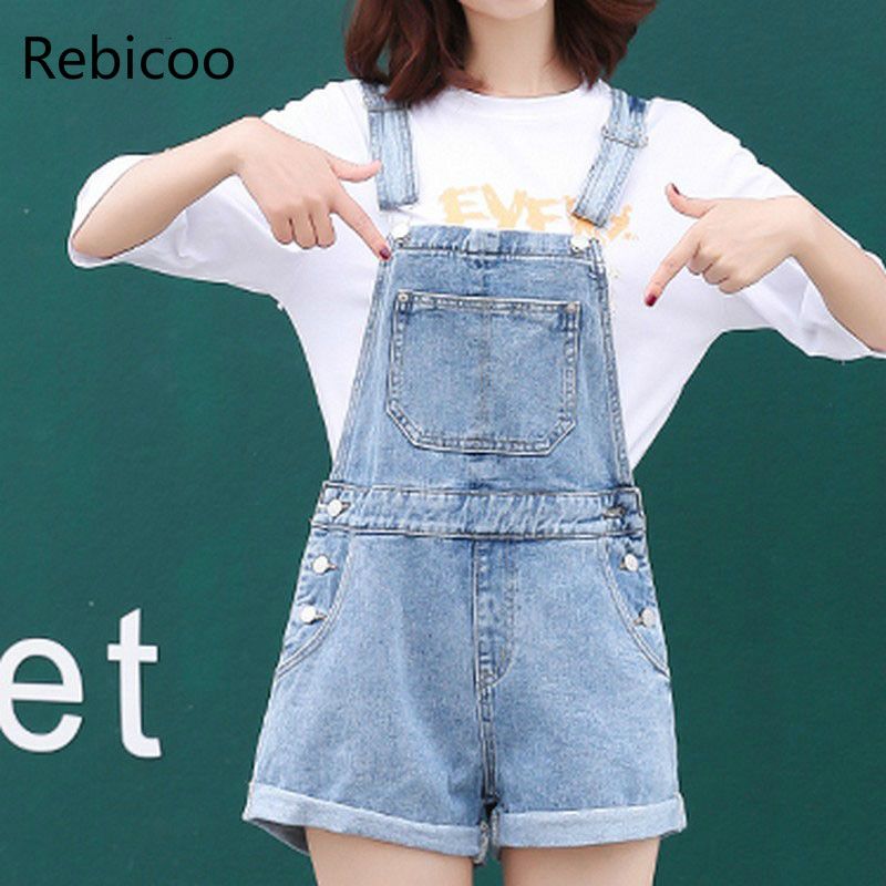 jeans jumpsuit shorts