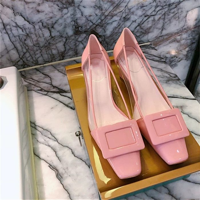 vintage chunky heel shoes