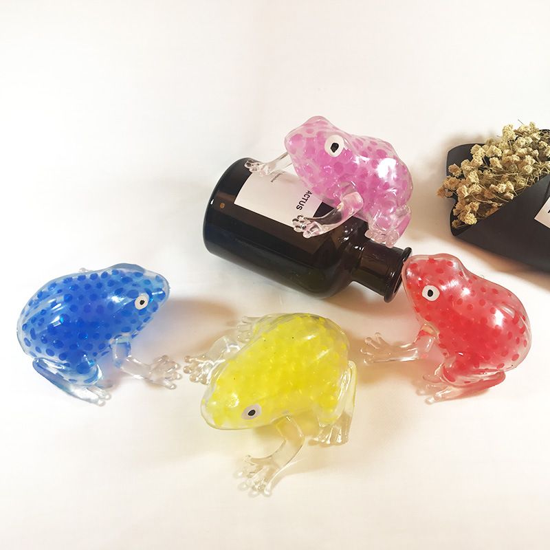 Decompression Toy Novelty Bead Stress Ball Anti Stress Reliever Frog Ball Squishy Phone Straps Squeeze Stretchy Funny Tricky Kids Gift Office Stress Buster Toys Good Stress Relievers From Kidstoy6 0 91 Dhgate Com