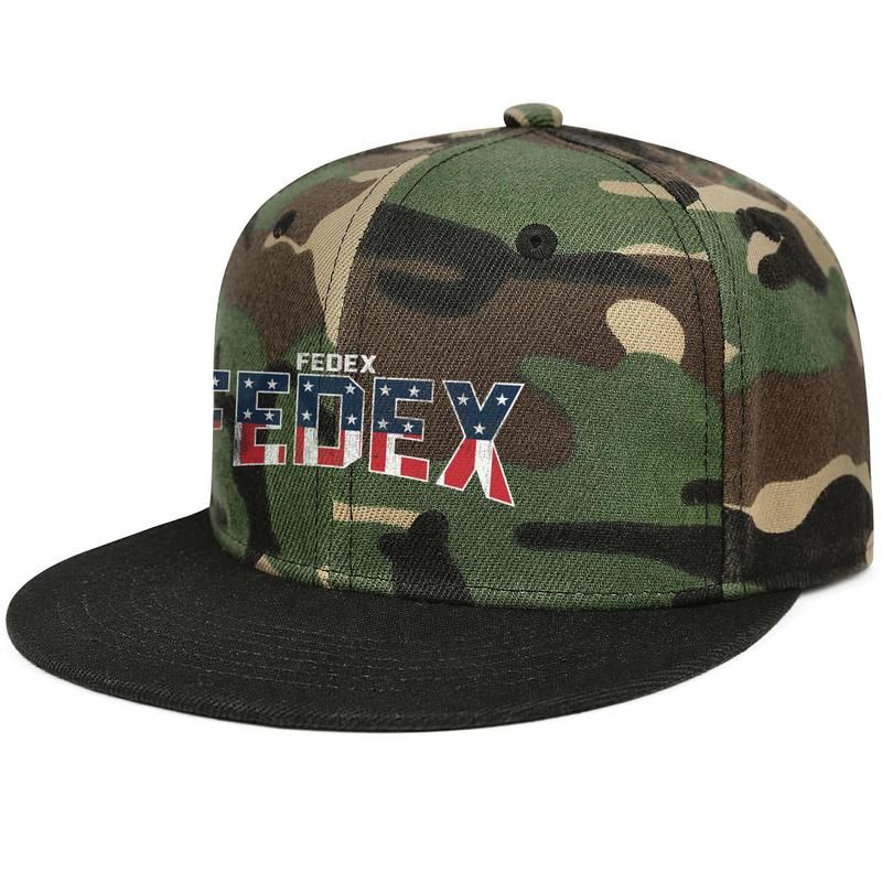 Men Unisex Adjustable FedEx-Federal-Express-Retro-Flag-Baseball Cap Classic Flat Hat