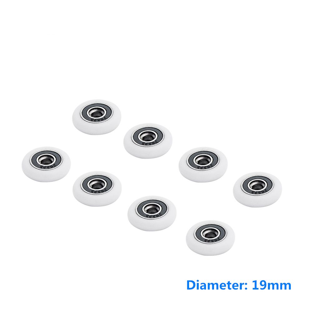 Set of 4 Shower Door Rollers 22mm Wheel Diameter Replacement Parts A2 