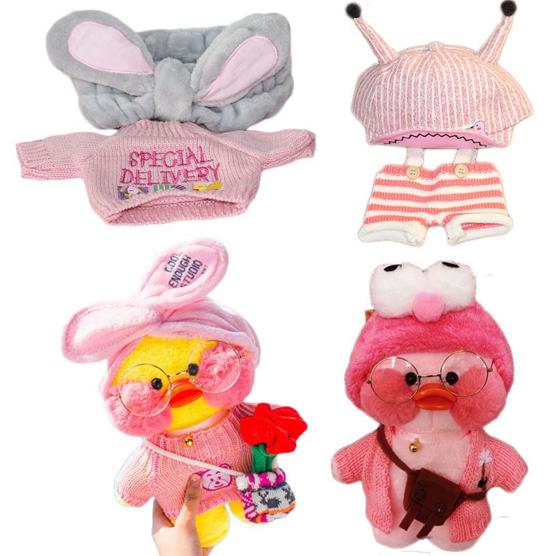 30 cm Pink Lalafanfan Kawaii Cafe Mimi Juguete de peluche de Pato Amarillo Muñe 30 cm Pink Lalafanfan Kawaii Cafe Mimi Juguete de peluche de Pato Amarillo Muñe