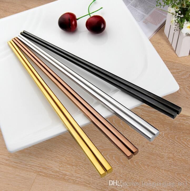 304 Stainless Steel Chopsticks Hollow Chopsticks Stainless Steel