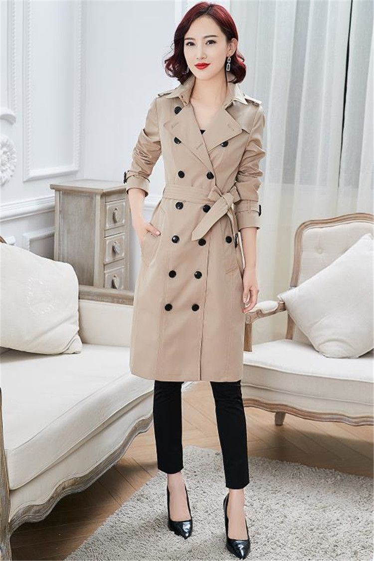 gabardine trench coat ladies