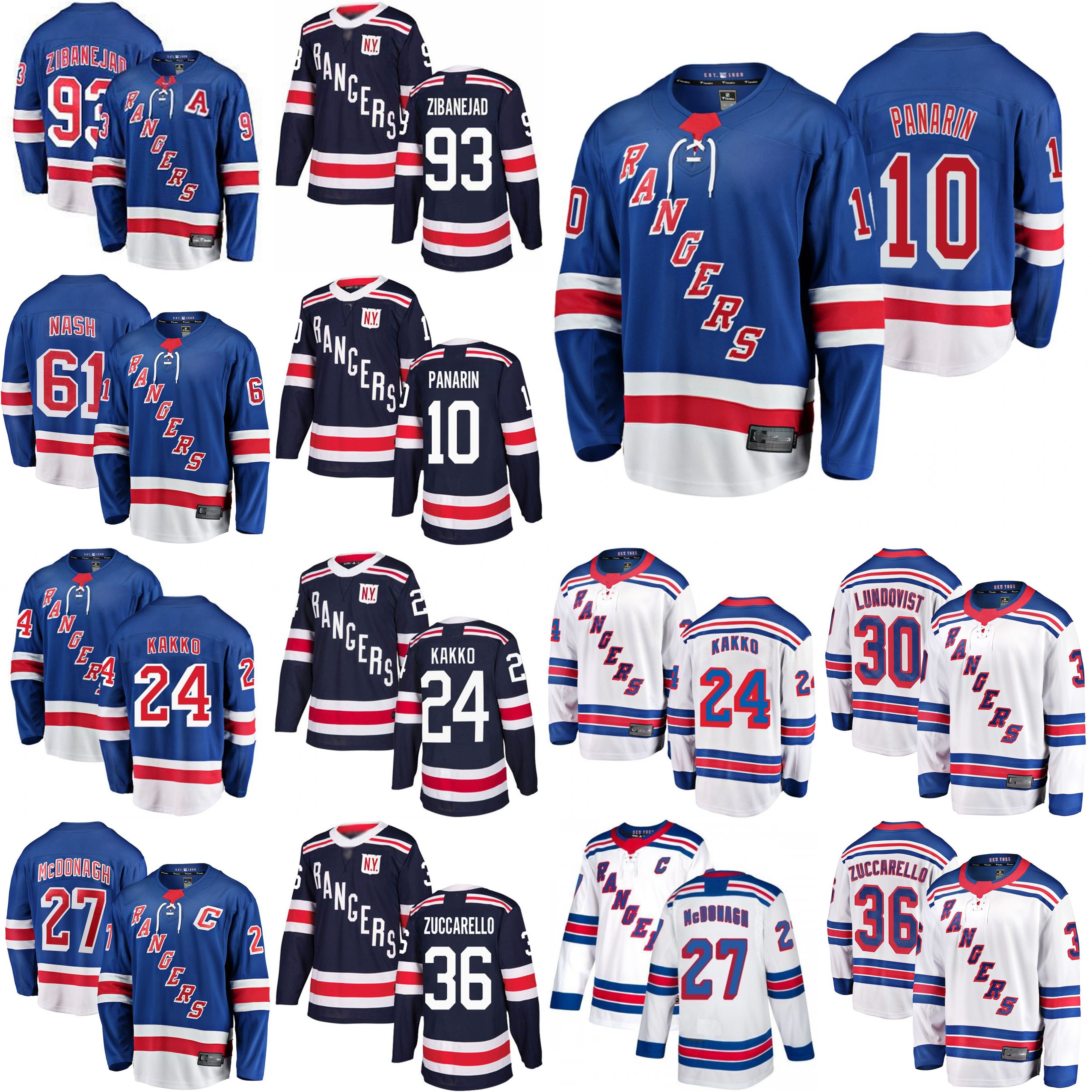 rangers panarin jersey