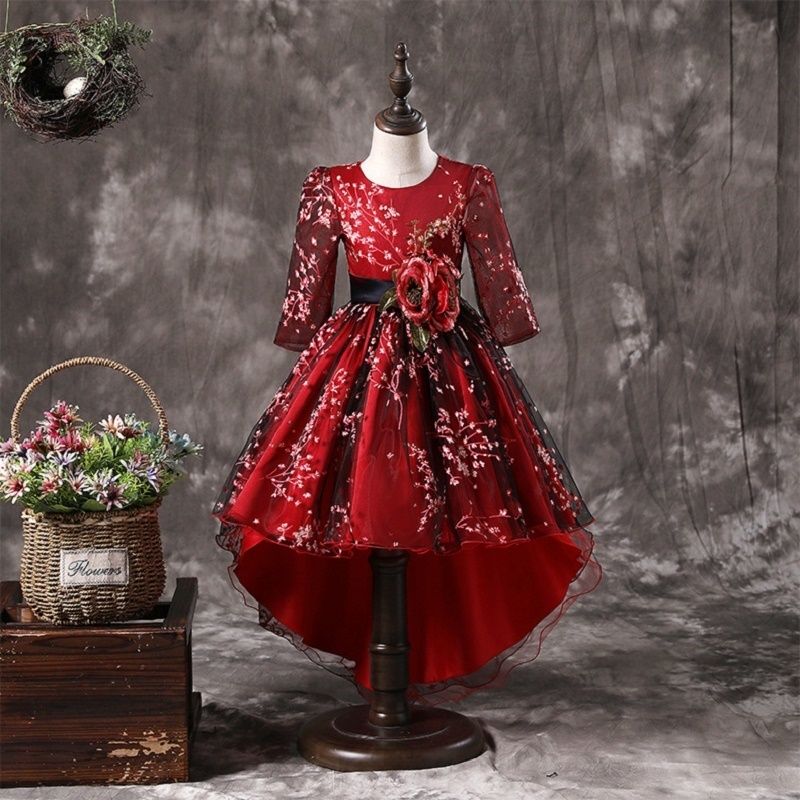 Vino Tinto de alta Calidad de Primera Comunión Vestidos Para Niña de  Princesa Tulle Pageant Niña de las Flores para La Boda y La Fiesta  ZCF235|communion dresses|first communion dressescommunion dresses for girls  -