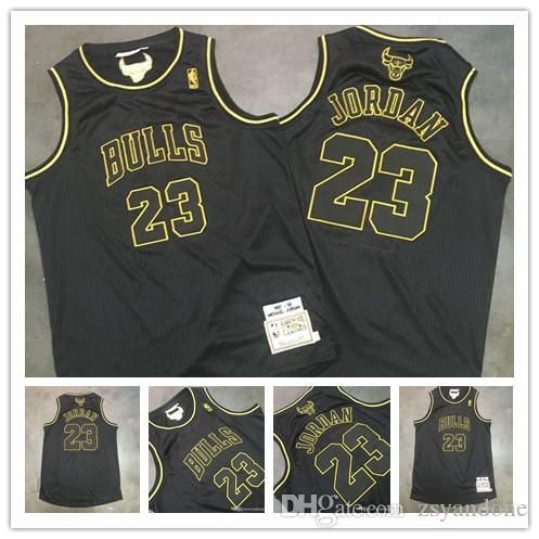 black and gold jordan jersey