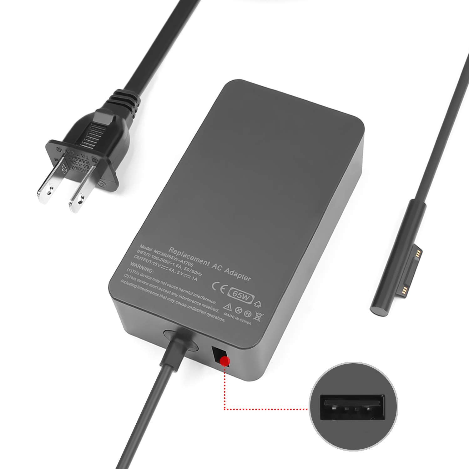 2020 Szhyon Surface PRO 7 Charger Power Supply Fit For 1706 Microsoft