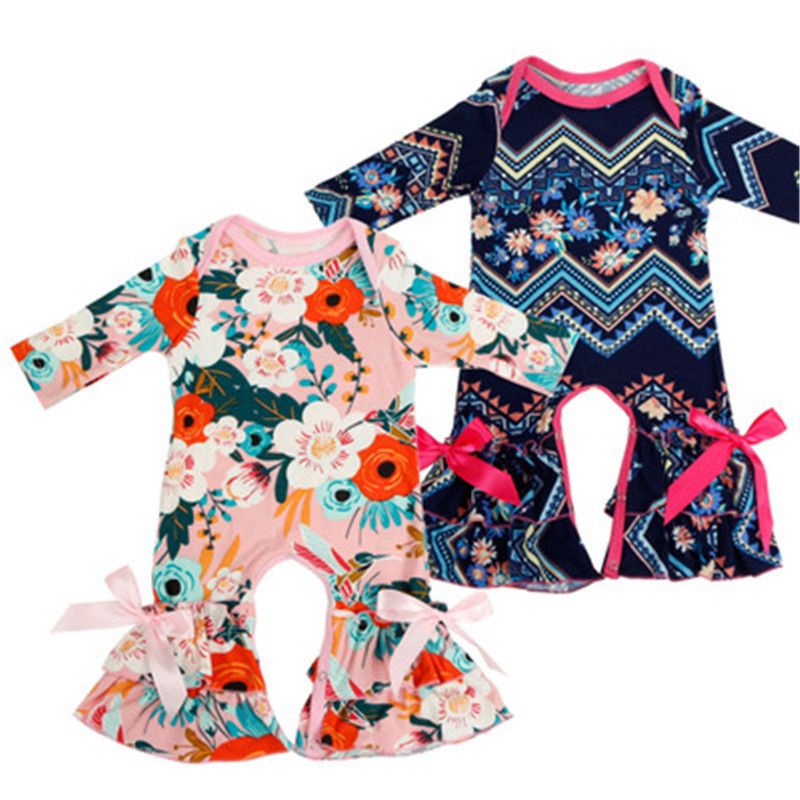 floral sleepers baby girl