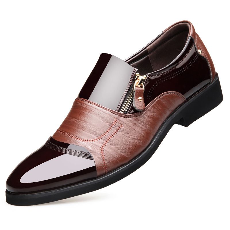Acquista Scarpe Da Sera Maschile 2019 Ultima Moda Di Oxford Uomini Formale Allingrosso Zip Mocassino In Pelle Microfibra Quattro Stagioni Casuale Calzature Mocassino Piatta A 10,85 € Dal Xinxinrunxin | DHgate.Com