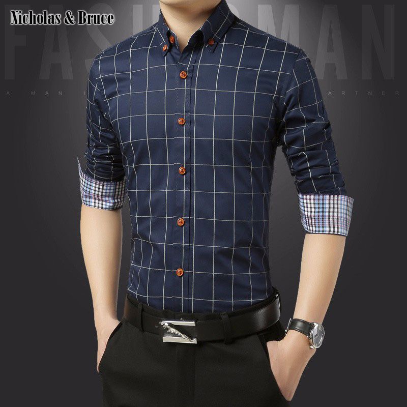 Camisa Manga Larga Hombre Slim Fit B Camisa Manga Larga Hombre Slim Fit B