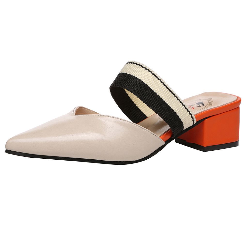 Damen Pumps OL Schuhe 8 Farbe Spitz Zehe Slipper Freizeit