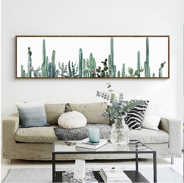 2019 Modern Simple Pastoral Green Plant Living Room Decoration