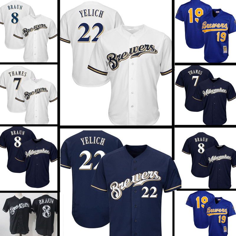 dhgate brewers jersey