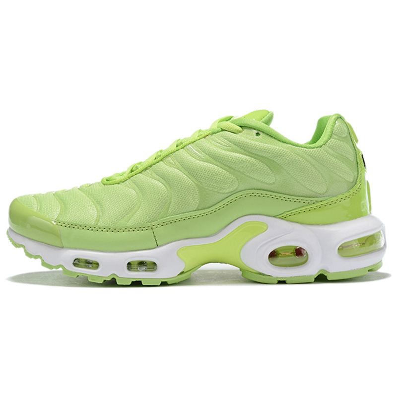 Acheter Nike Air Vapormax TN Plus Nouveau TN Plus SE Vert Clair Violet Noir Bleu Vmax Hommes Chaussures De Course Bred Haute Qualité Bonbons Couleur Coureur En Plein Air Tn Des Chaussures