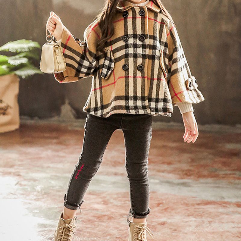 Girls Winter Coat Duffle Jacket Casual Thickened Warm Coat Kids