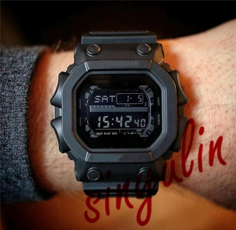Digital Led Waterproof Black Square Dial Sports Watches Gx Gift Watches Rubber Strap Classic 56 Style Shock Men Watches Wholesale With Box Watch Shop Chronograph From Offfine 74 11 Dhgate Com