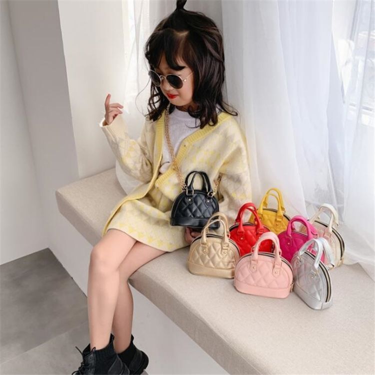 Kids Shell Bag Korean Style Embossed Pattern Handbag Baby Toddler Girls Crossbody Mini Chain Shell Bags Purse Kid Handbag JJ476 Snakeskin Purse Waist Purse From Jerry111, $7.4| DHgate.Com