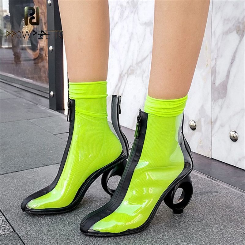 high heel rain boots