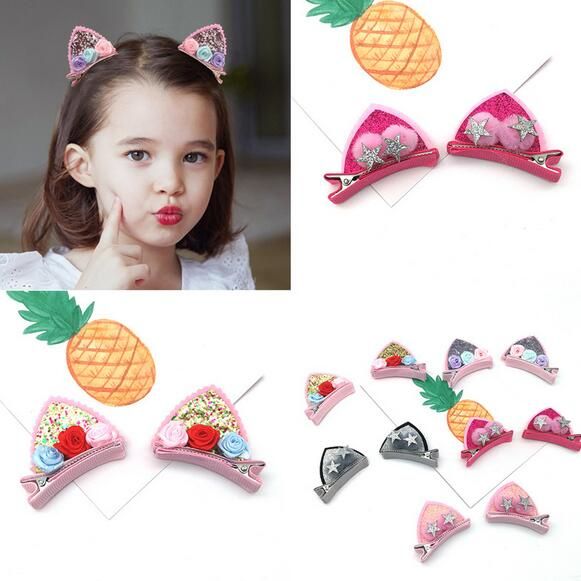 cat ear hair clips