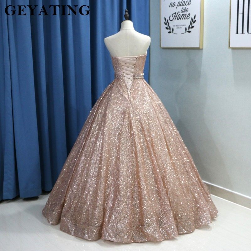 champagne glitter dress