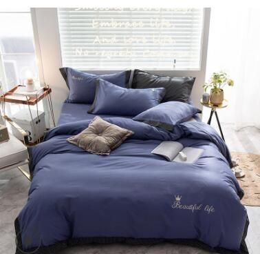 Popular Luxurious Crystal Velvet Bedding Set Velvet Duvet Cover