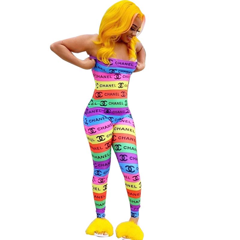 chanel rainbow jumpsuit