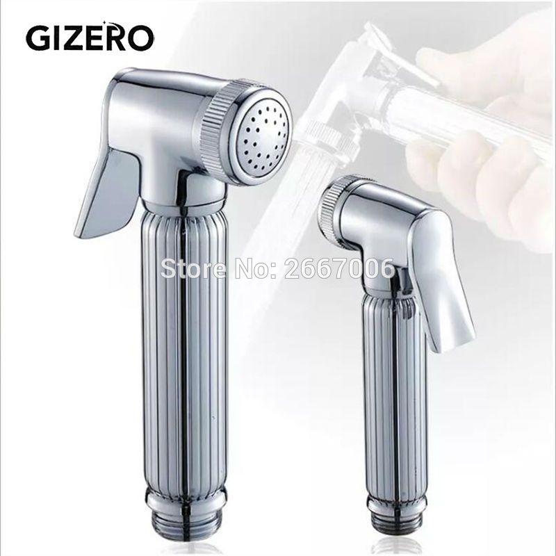 2020 Gizero Freeship Chrome Plated Bidet Faucet Hand Held Pet Bath
