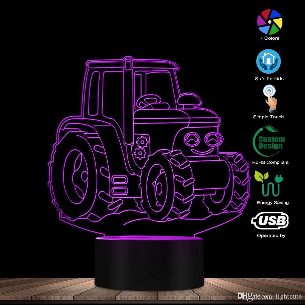 kids tractor lamp