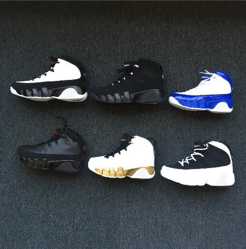 blue & white 9s