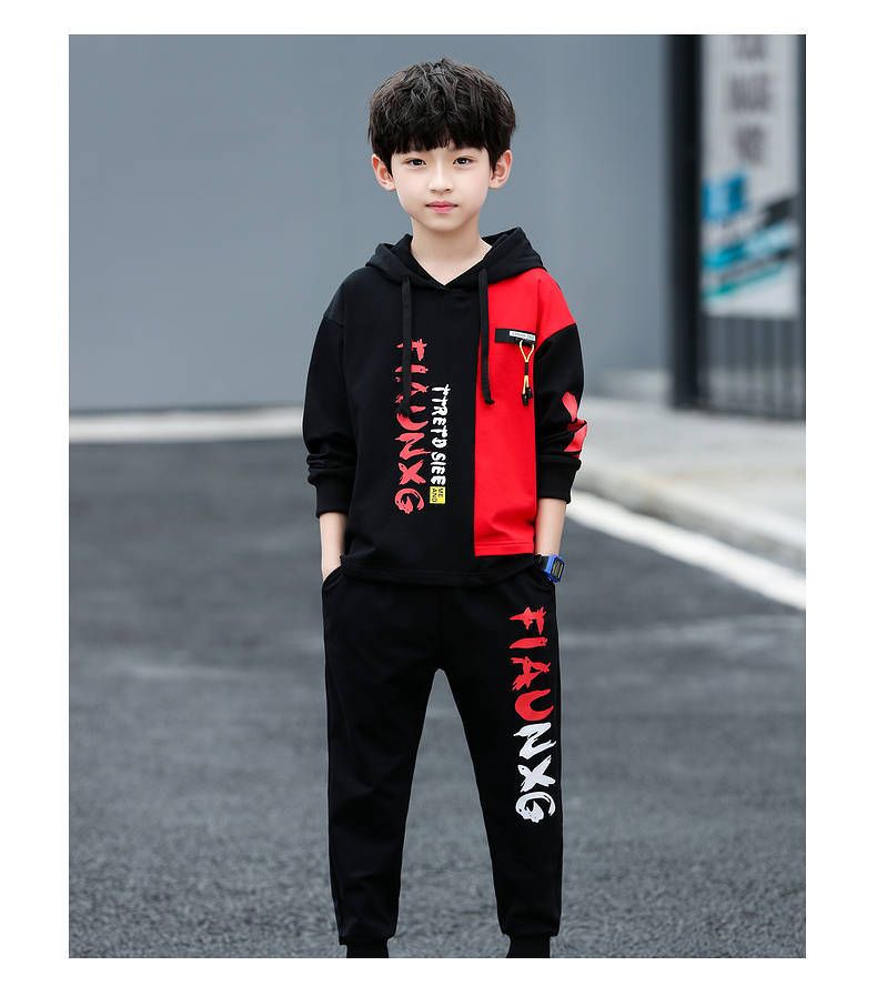 2020 Kids Boys Clothes Set Sweatshirt Pants Outfit Autumn Toddler Clothes Sport Suit Hooded Children Clothing 3 8 12 Year From Xielisa 24 13 Dhgate Com