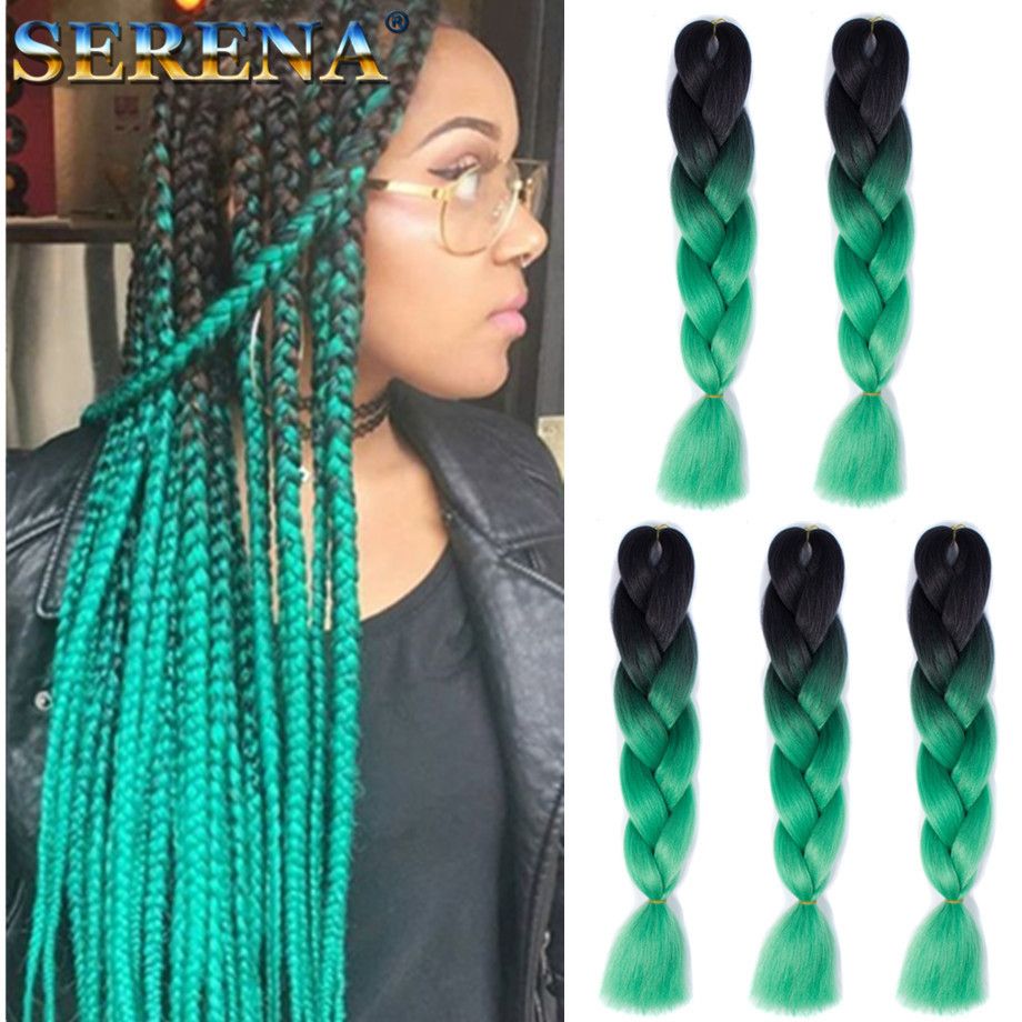 Teal kanekalon hair Clearance