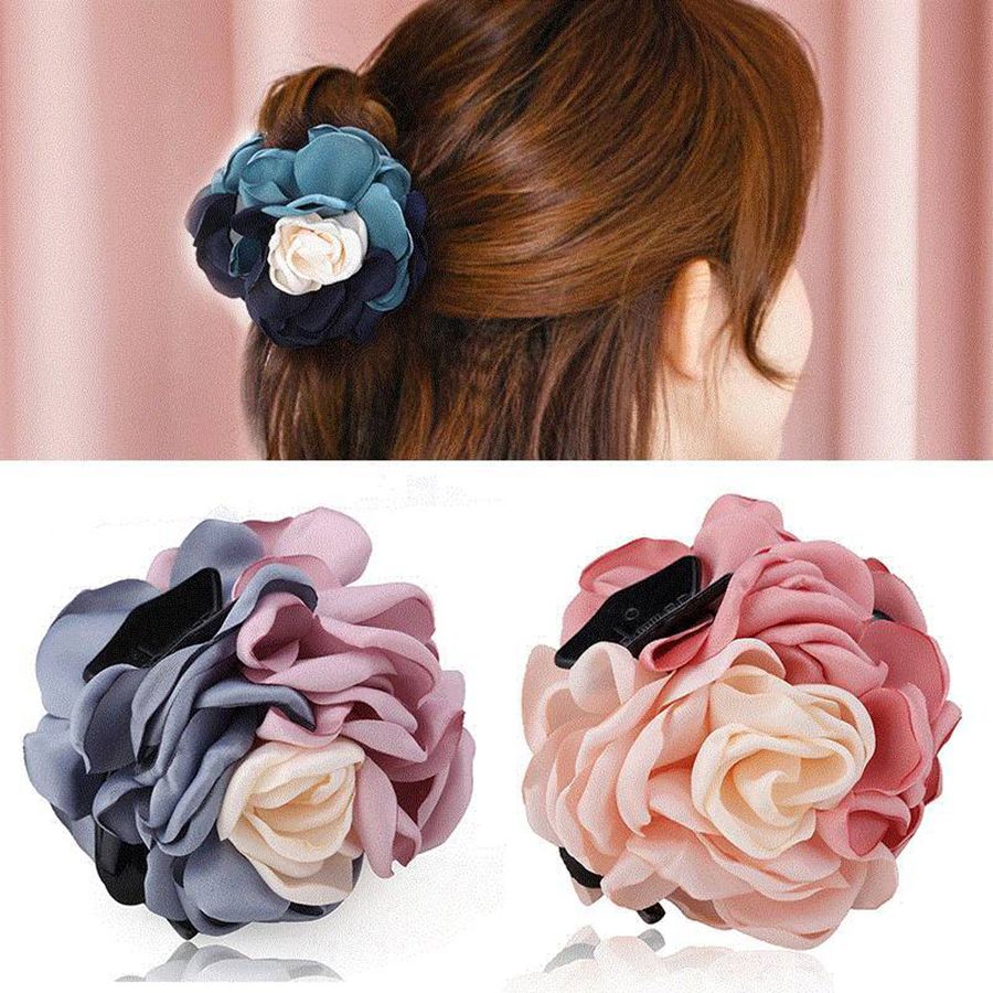 big flower hair accessories
