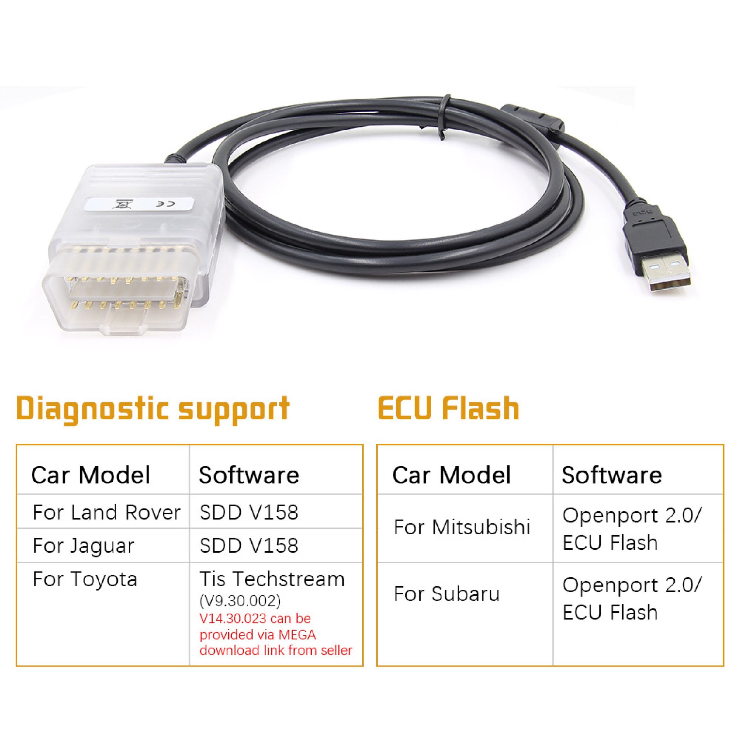Openport 2.0 ECU FLASH Chip Tuning Open Port 2.0 For Toyota For 