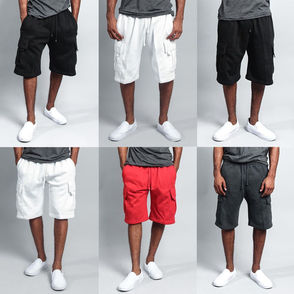 mens long work shorts