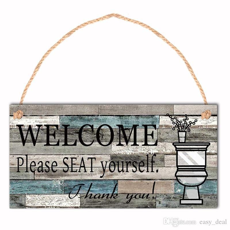 Wood Door Hanging Letter Printing Hanging Label Design Pendant Family Bar Retro Party Decoration Listing Yq00966 2020 From Qiansuning888 5 04 Dhgate Mobile