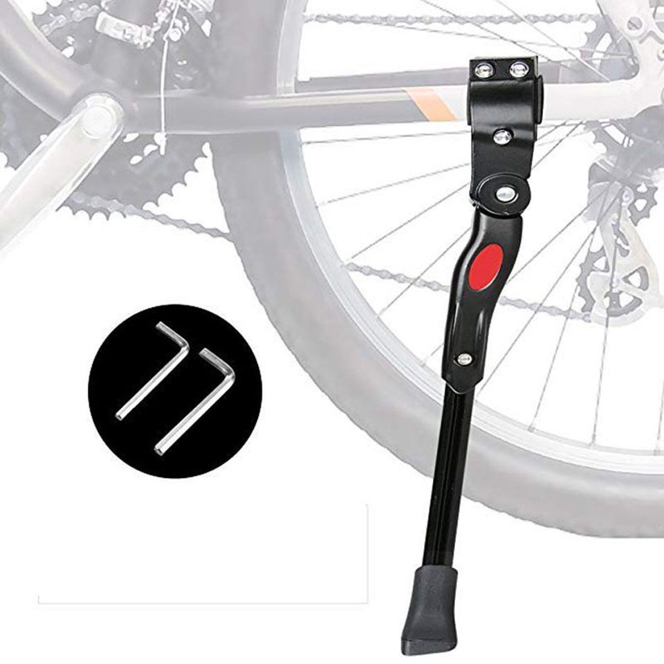 Adjustable Bicycle Kickstand Mountain Bike Aluminum Side Kick Stand Support