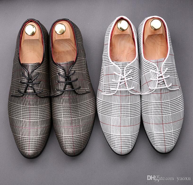 chequered shoes