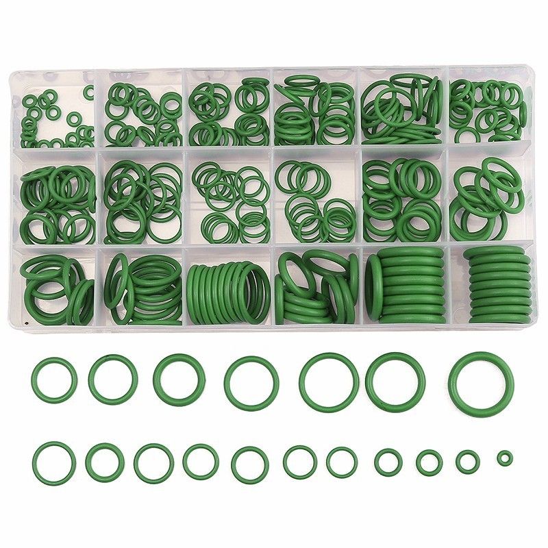 Andifany 270 Teile//Satz Gummi O-Ring Unterleg Scheibe Dichtungen Wasserdichtigkeit Sortiment O-Ringe Dichtung Unterlegscheibe 18 Dichtungen in Verschiedener Gr??e mit O-Ringen Kit