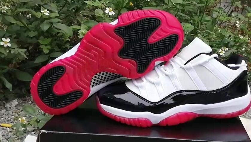 black white red 11s