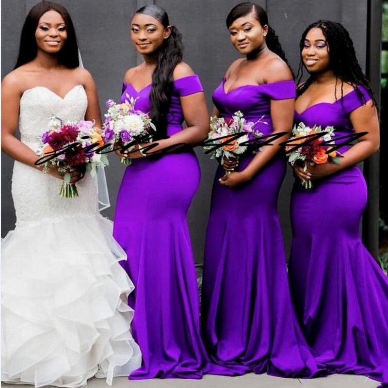 dark purple dresses for weddings